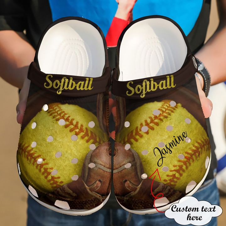 Softball Personalized Is My Passion Crocs Clog Shoes