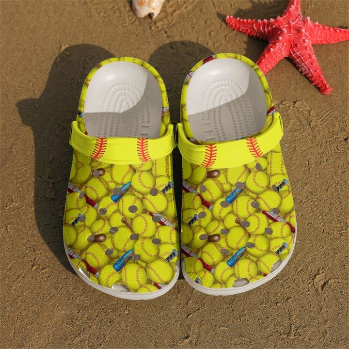 Softball Roller Crocs Clog Shoes