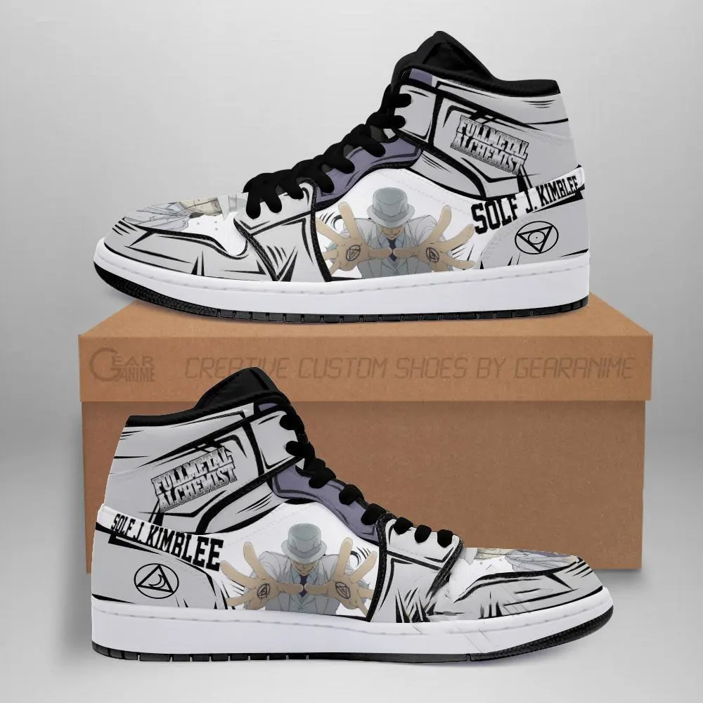 Solf J. Kimblee Fullmetal Alchemist Anime Amazon Air Jordan Shoes