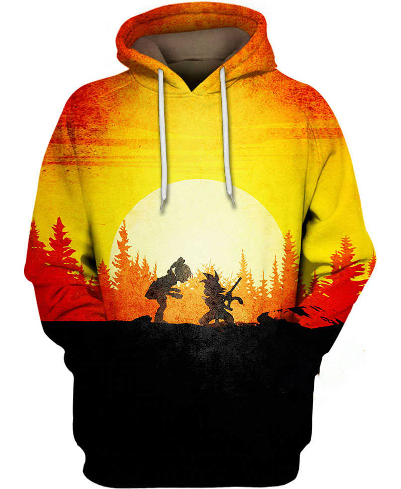 Son Goku And Bulma Hoodie 3D