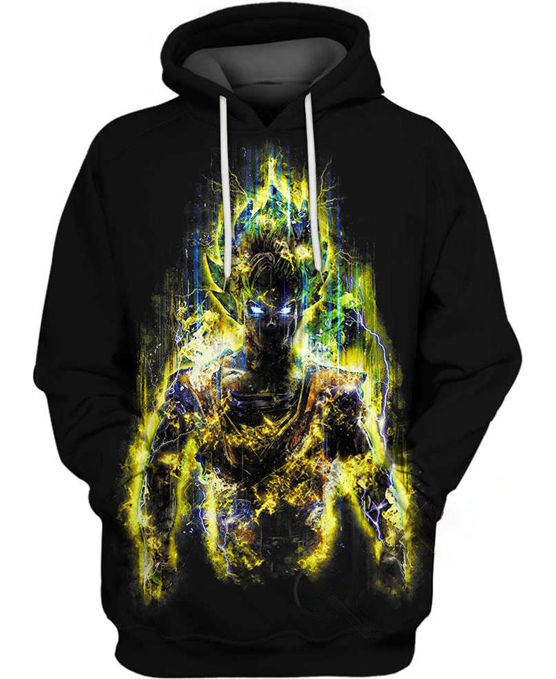 Son Goku Powerful Warrior Hoodie 3D