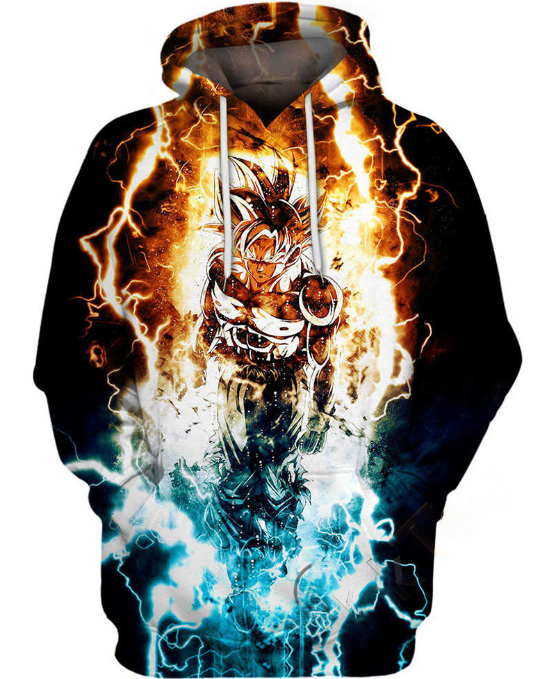 Son Goku Thunder Hoodie 3D