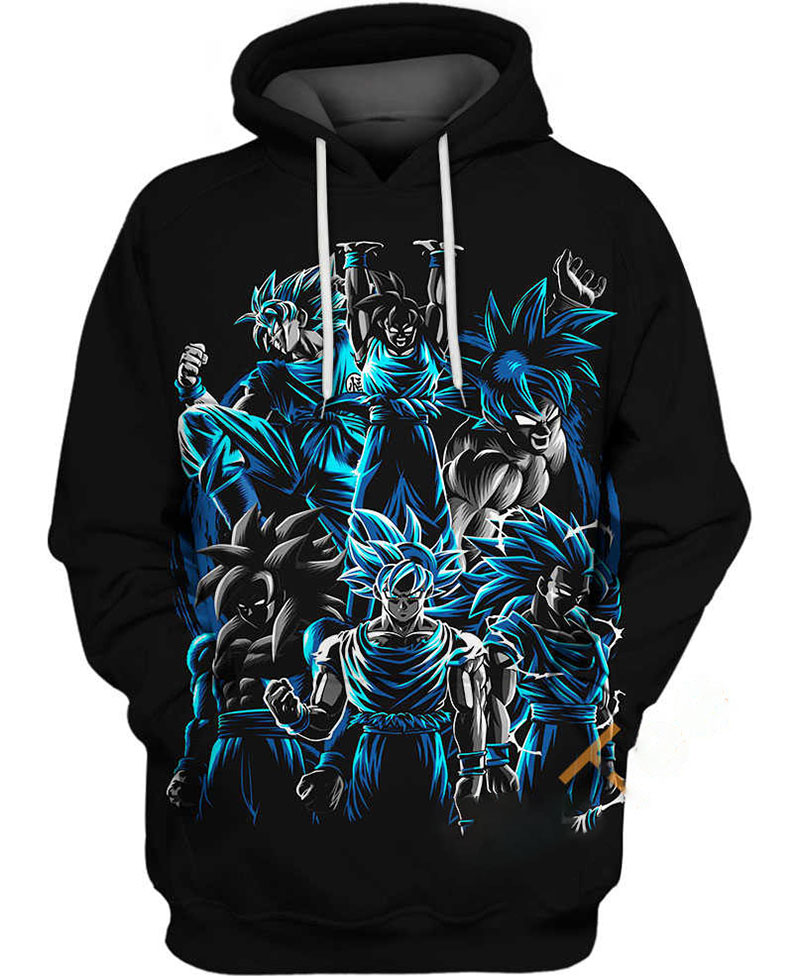 Son Goku Transformations Hoodie 3D