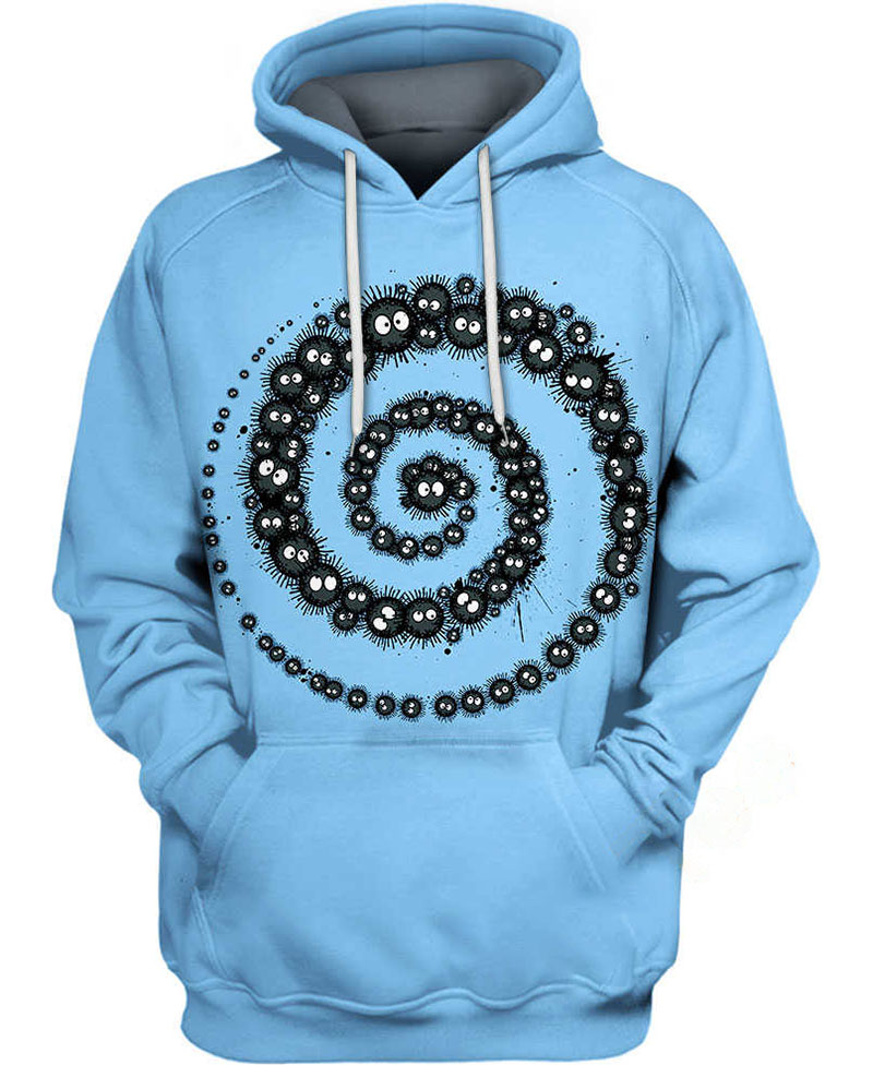 Soot Spiral Susuwatari Hoodie 3D