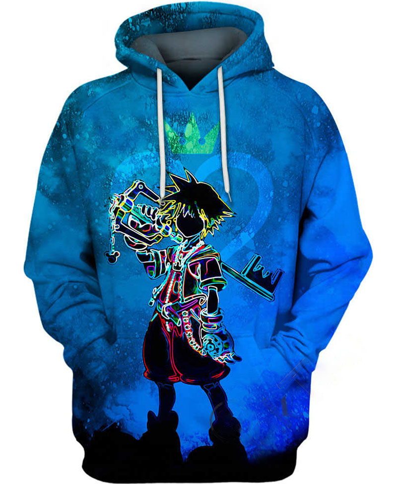 Sora Kingdom Hearts Hoodie 3D