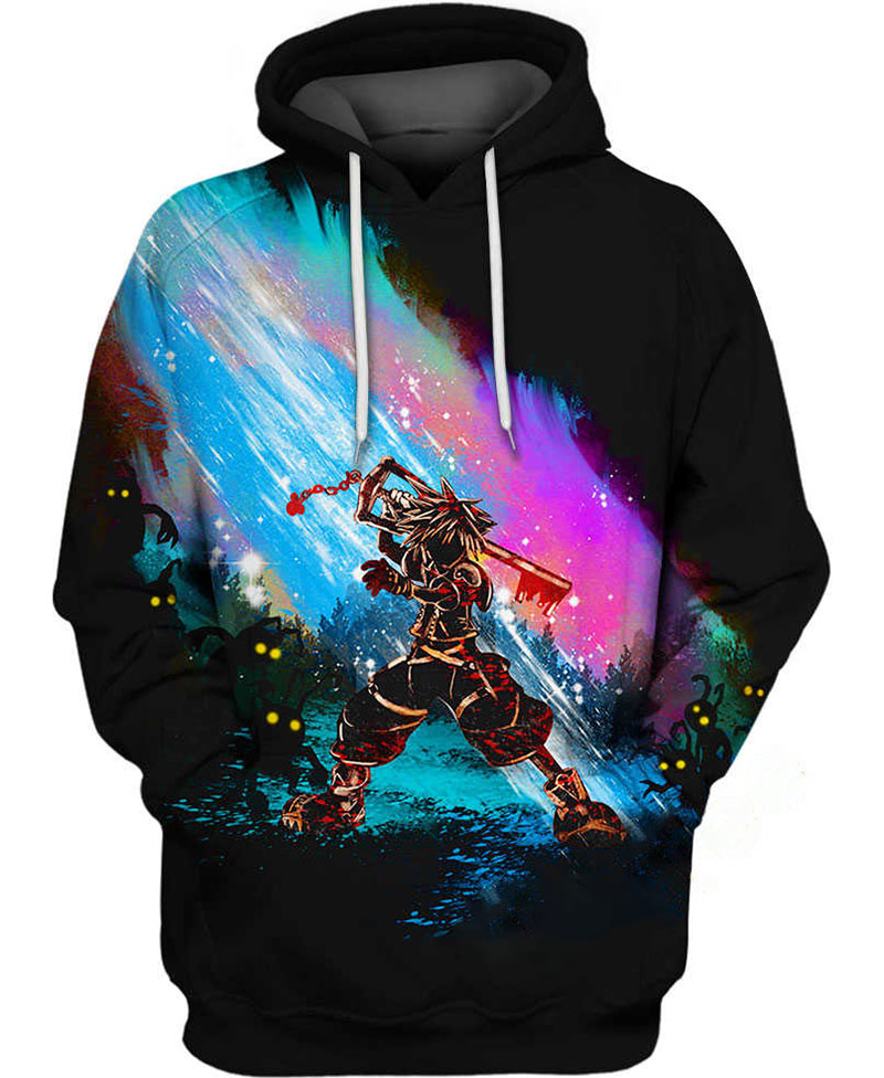 Sora Kingdom Hearts Hoodie 3D