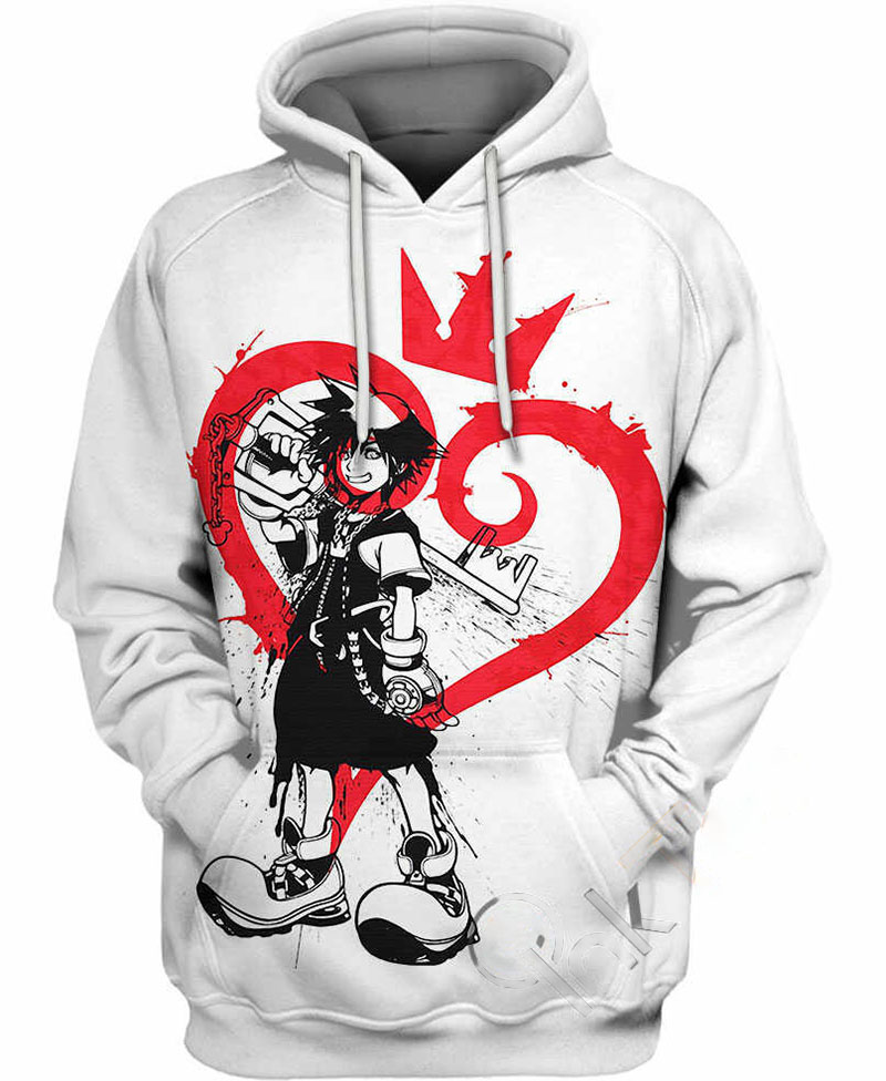 Sora Kingdom Hearts Hoodie 3D