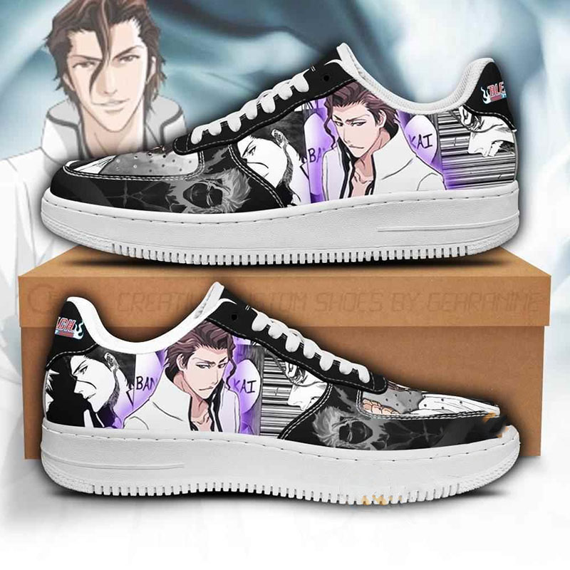 Sosuke Aizen Bleach Anime Nike Air Force Shoes