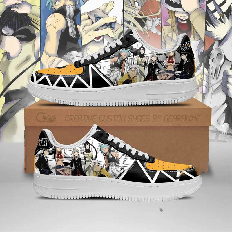 Soul Eater Characters Anime Nike Air Force Shoes