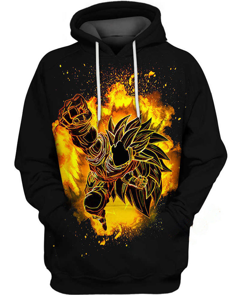Soul Of The Ultra Instinct Son Goku Hoodie 3D