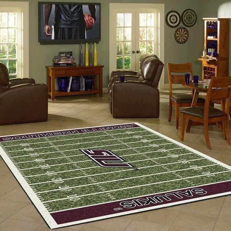 Southern Illinois Salukis Home Field Area Rug