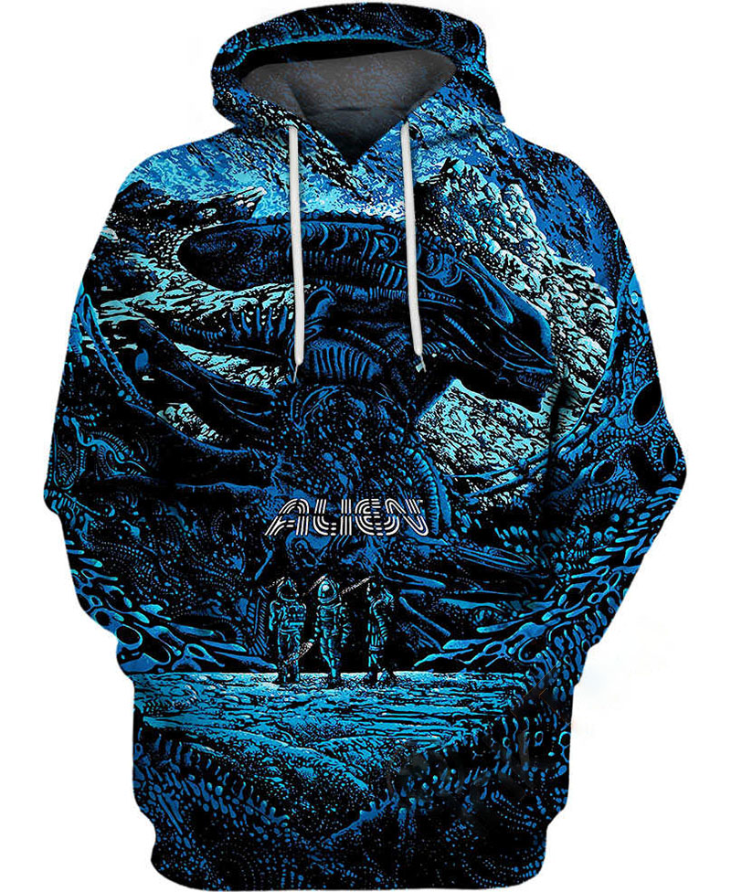 Sphere Influence Of Alien Hoodie 3D