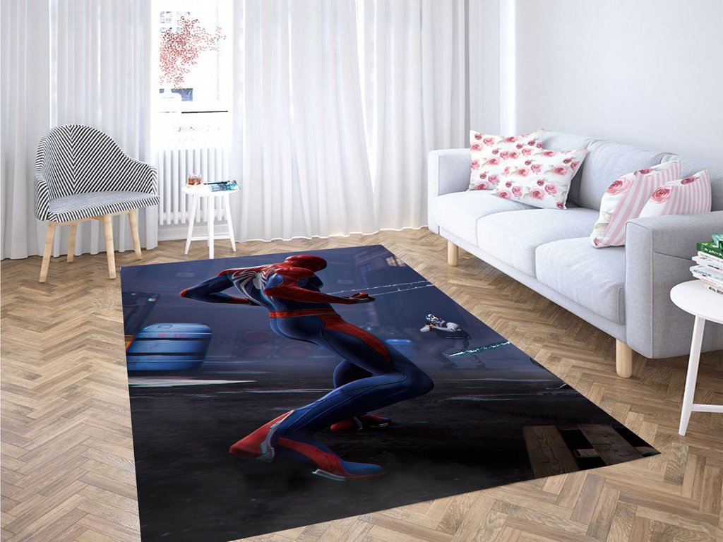 Spiderman Game Living Room Modern Carpet Rug