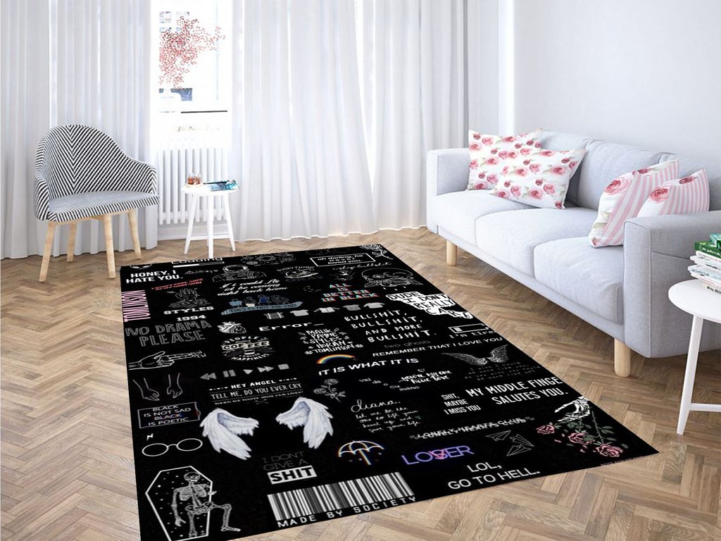 Spirit Umbrella Background Living Room Modern Carpet Rug