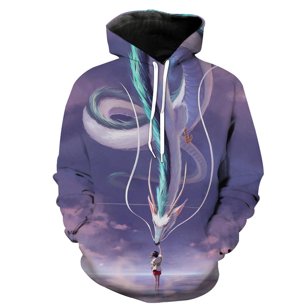 Spirited Away Dragon Spirited Away Dragon Hoodie 3D