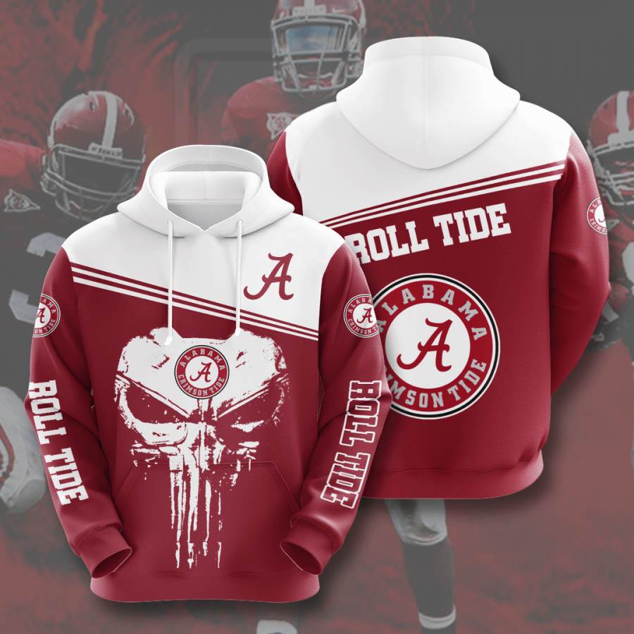 Sports American Football Ncaaf Alabama Crimson Tide Usa Hoodie 3D