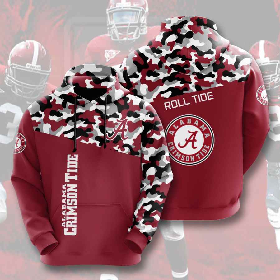 Sports American Football Ncaaf Alabama Crimson Tide Usa Hoodie 3D