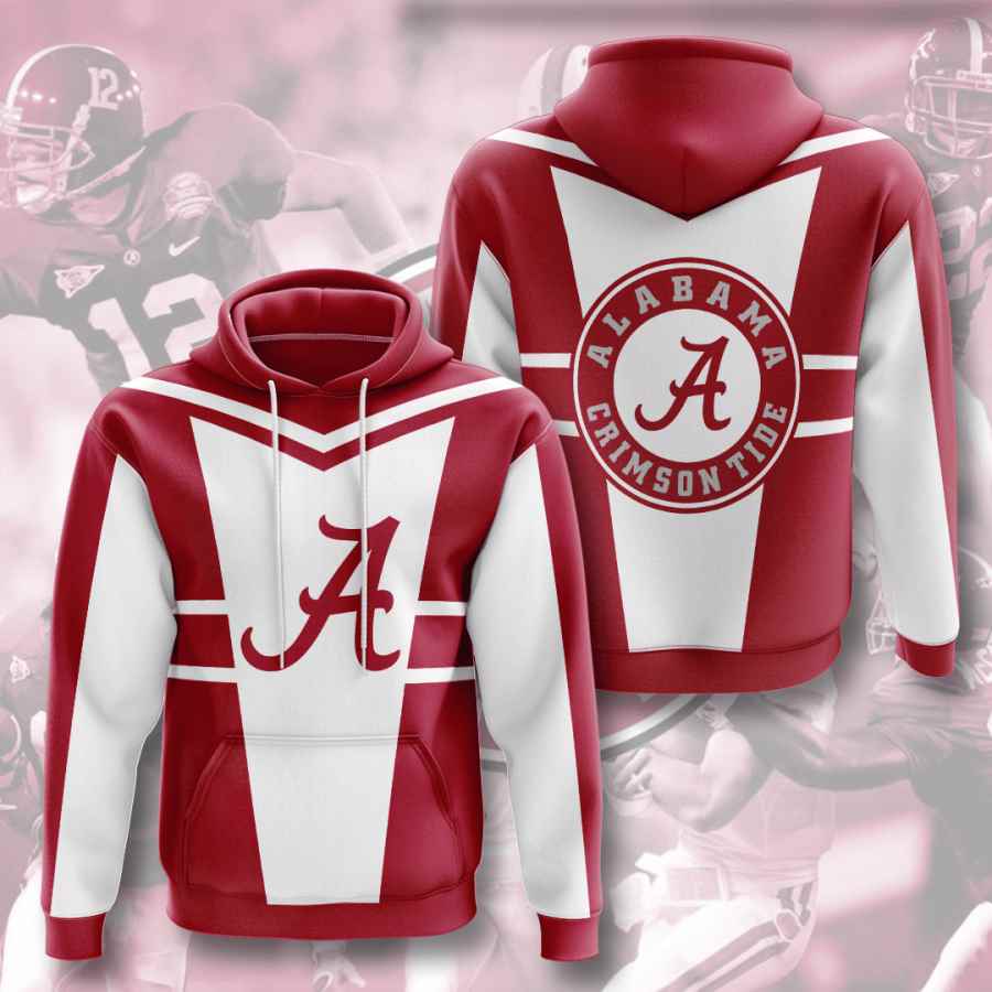 Sports American Football Ncaaf Alabama Crimson Tide Usa Hoodie 3D
