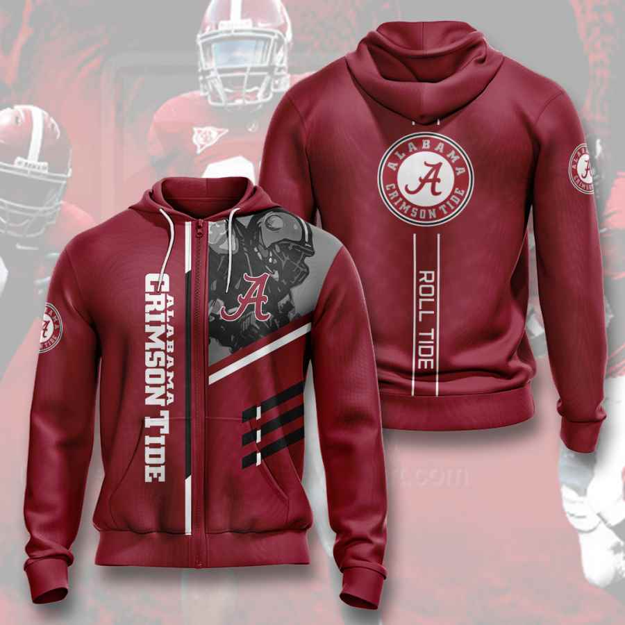 Sports American Football Ncaaf Alabama Crimson Tide Usa Hoodie 3D