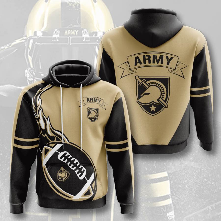 Sports American Football Ncaaf Army Black Knights Usa Hoodie 3D
