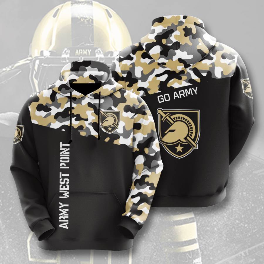 Sports American Football Ncaaf Army Black Knights Usa Hoodie 3D