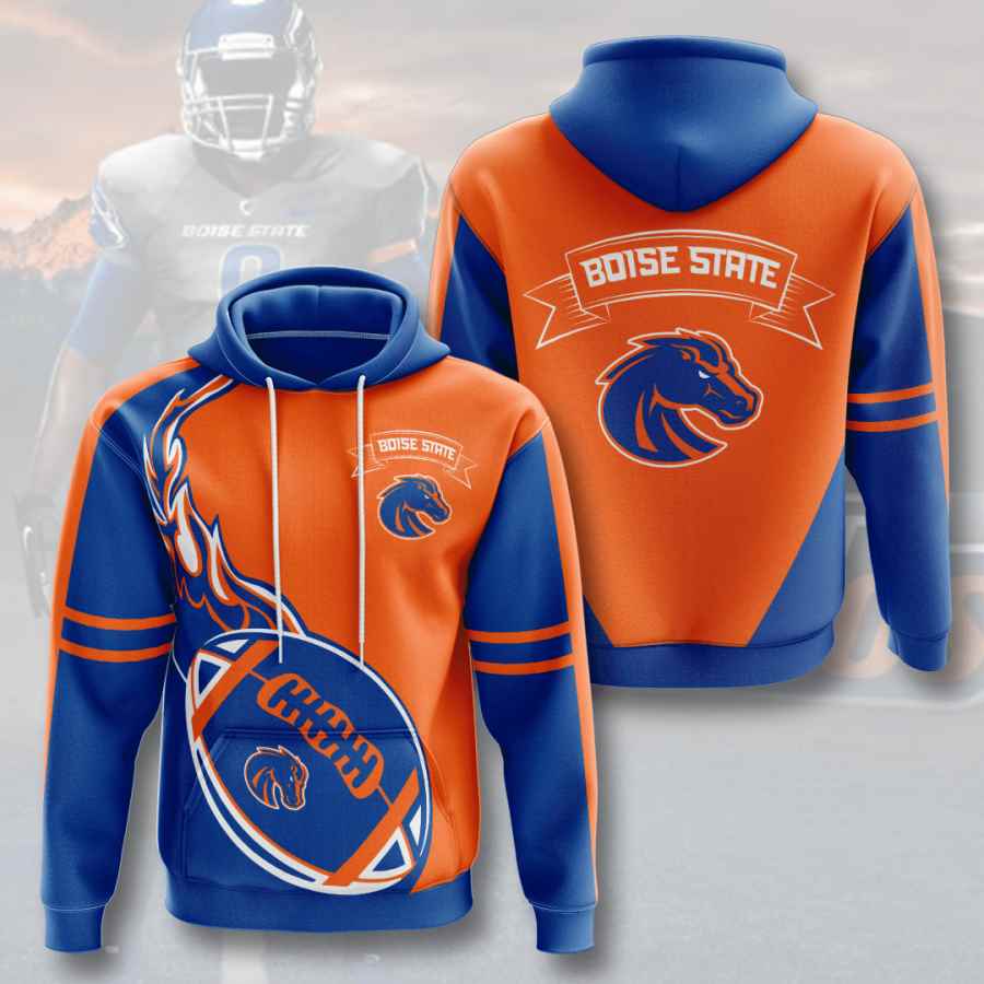 Sports American Football Ncaaf Boise State Broncos Usa Hoodie 3D