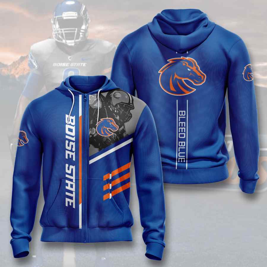 Sports American Football Ncaaf Boise State Broncos Usa Hoodie 3D