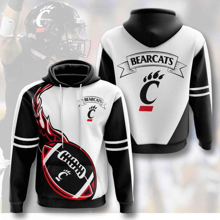 Sports American Football Ncaaf Cincinnati Bearcats Usa Hoodie 3D