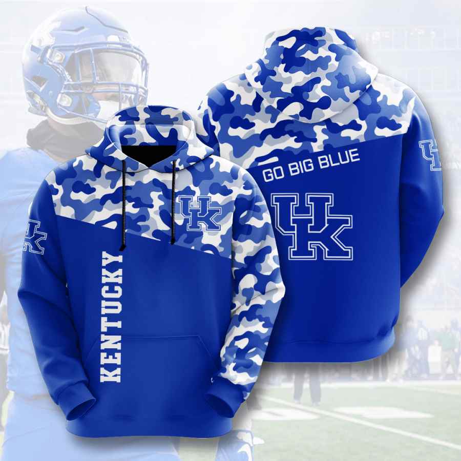 Sports American Football Ncaaf Kentucky Wildcats Usa Hoodie 3D
