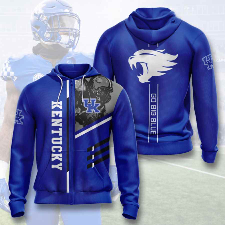 Sports American Football Ncaaf Kentucky Wildcats Usa Hoodie 3D