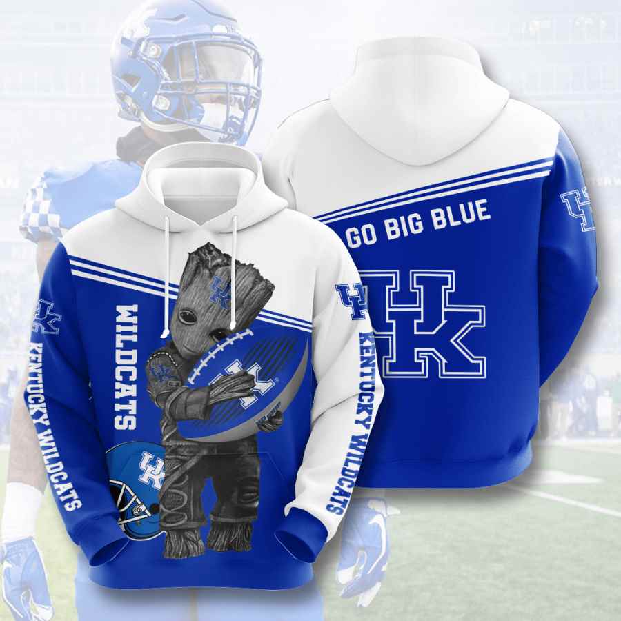 Sports American Football Ncaaf Kentucky Wildcats Usa Hoodie 3D