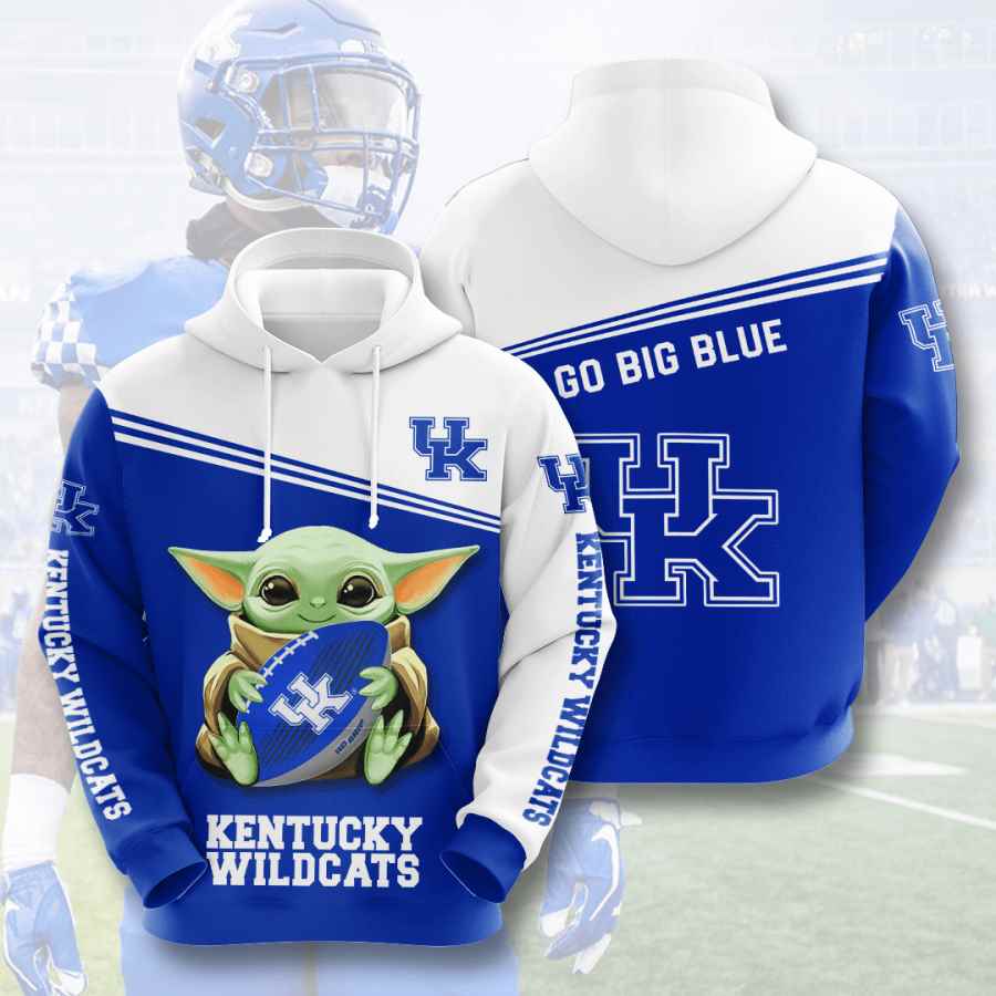 Sports American Football Ncaaf Kentucky Wildcats Usa Hoodie 3D