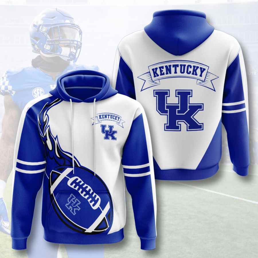 Sports American Football Ncaaf Kentucky Wildcats Usa Hoodie 3D