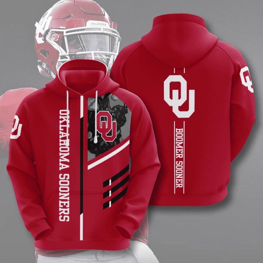 Sports American Football Ncaaf Oklahoma Sooners Usa Hoodie 3D