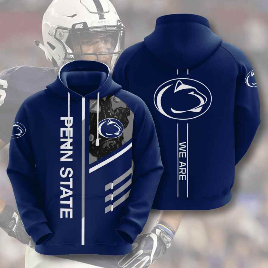 Sports American Football Ncaaf Penn State Nittany Lions Usa Hoodie 3D