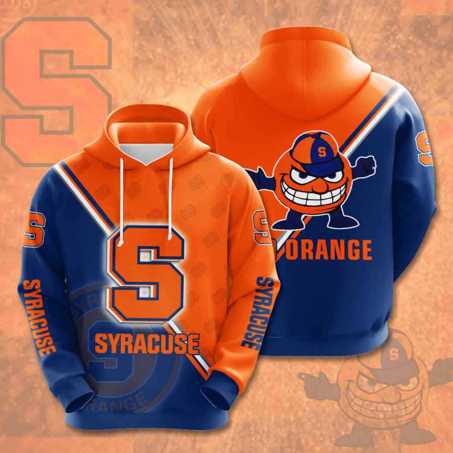 Sports American Football Ncaaf Syracuse Orange Usa Hoodie 3D