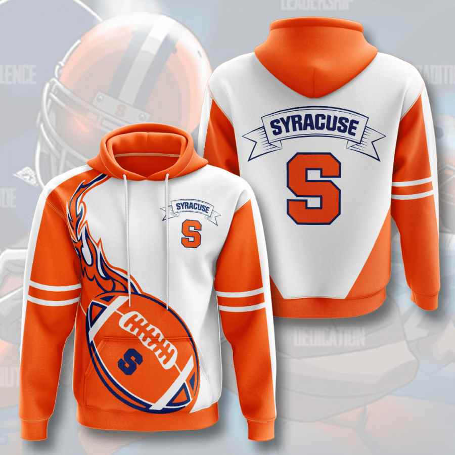Sports American Football Ncaaf Syracuse Orange Usa Hoodie 3D