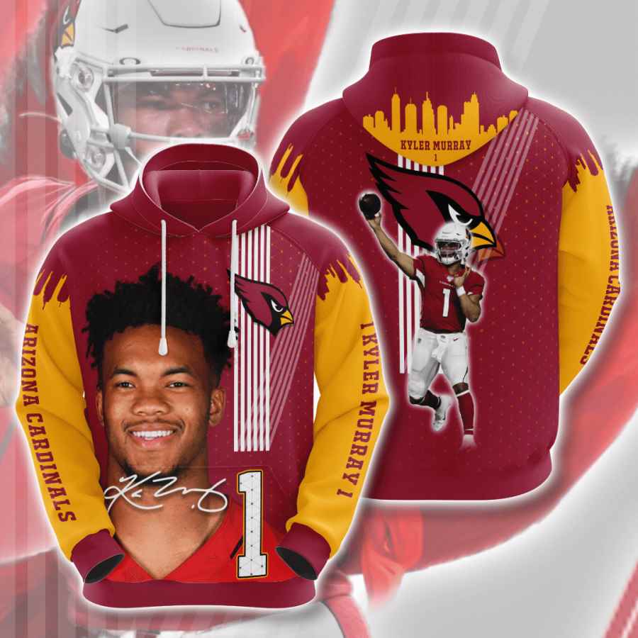 Sports American Football Nfl Arizona Cardinals Kyler Murray Usa Hoodie 3D