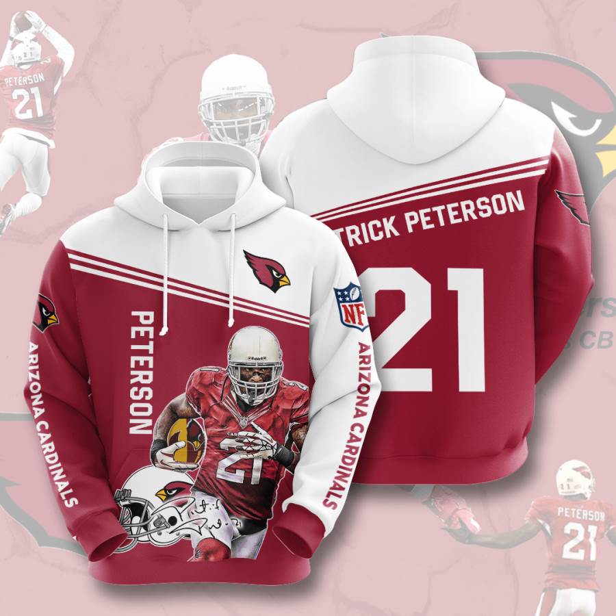 Sports American Football Nfl Arizona Cardinals Patrick Peterson Usa Hoodie 3D