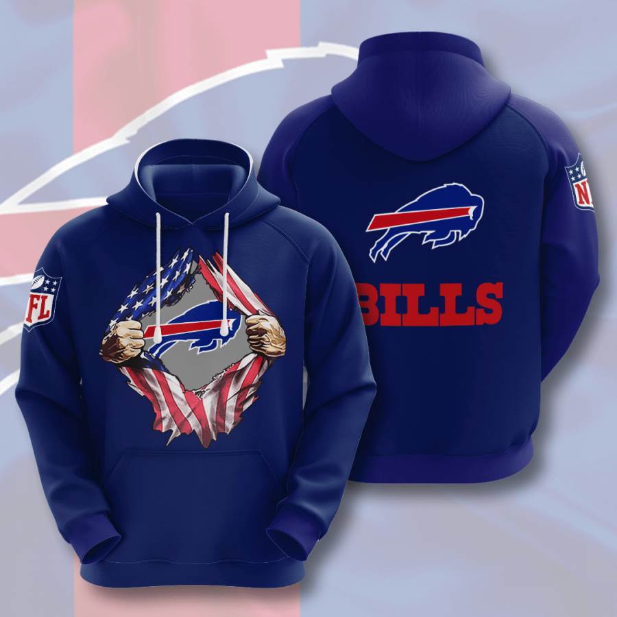 Sports American Football Nfl Buffalo Bills Usa Hoodie 3D