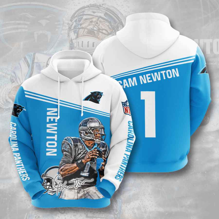 Sports American Football Nfl Carolina Panthers Cam Newton Usa Hoodie 3D