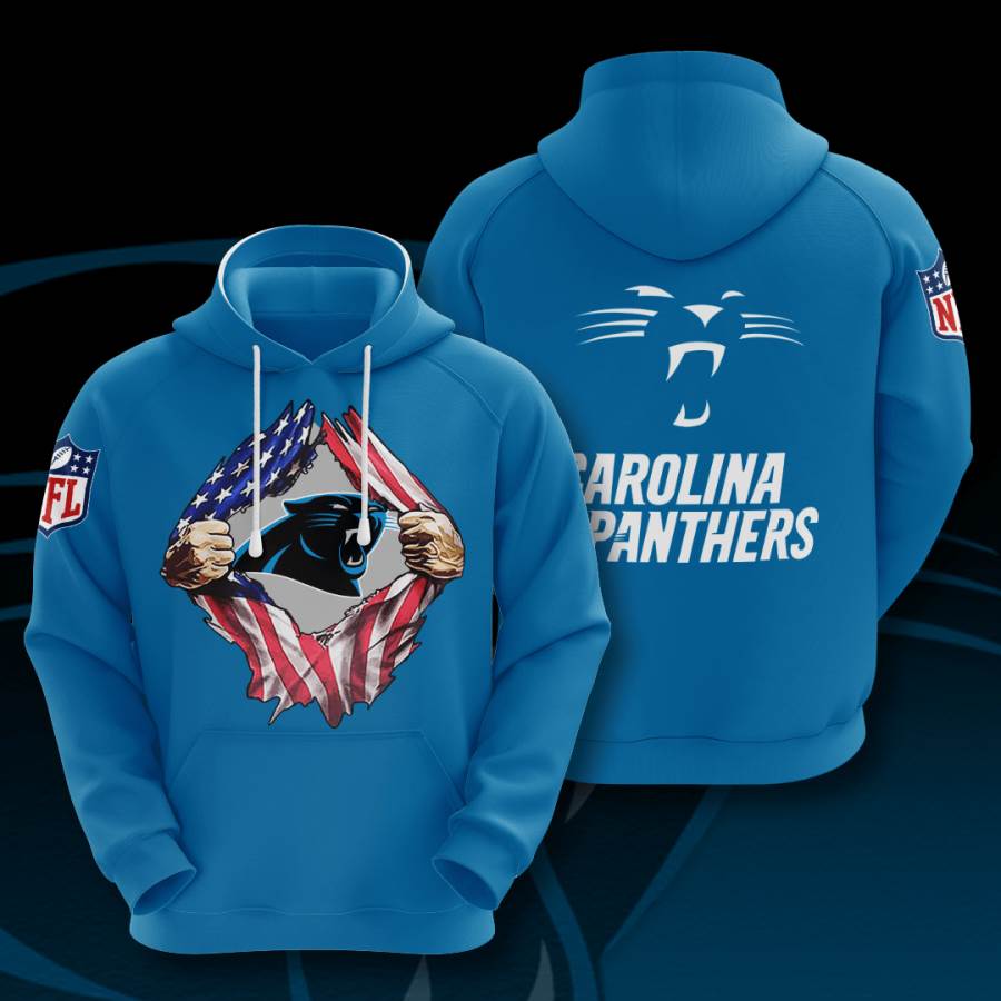 Sports American Football Nfl Carolina Panthers Usa Hoodie 3D