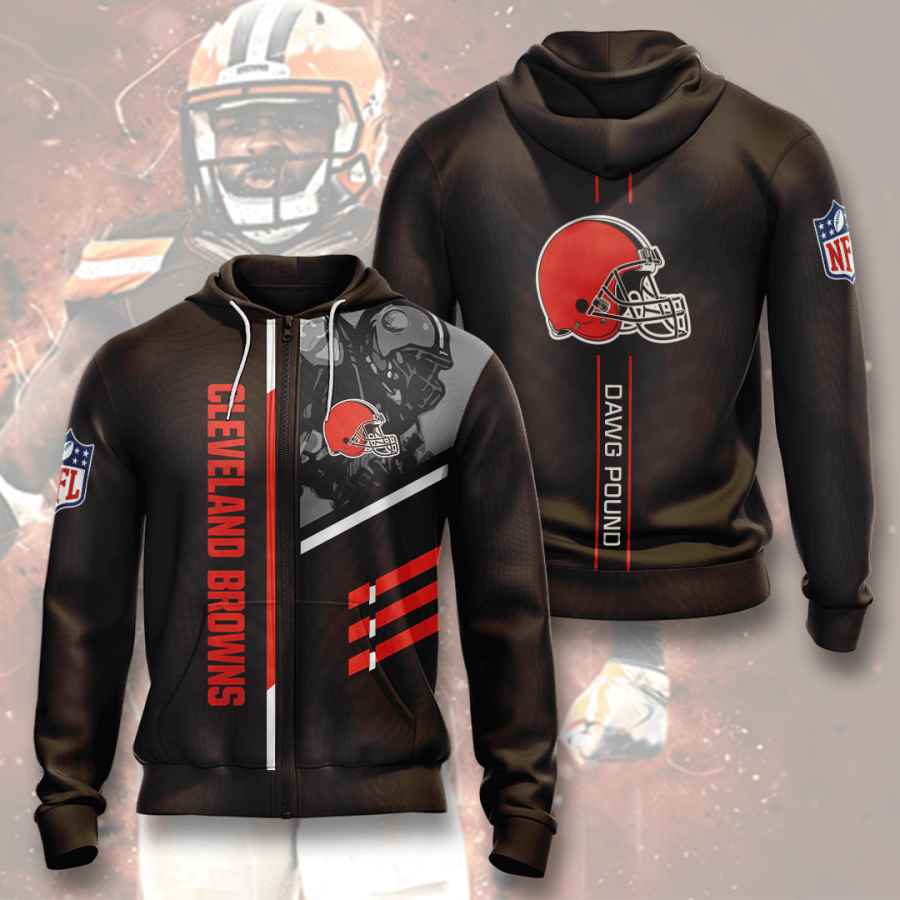 Sports American Football Nfl Cleveland Browns Usa Hoodie 3D