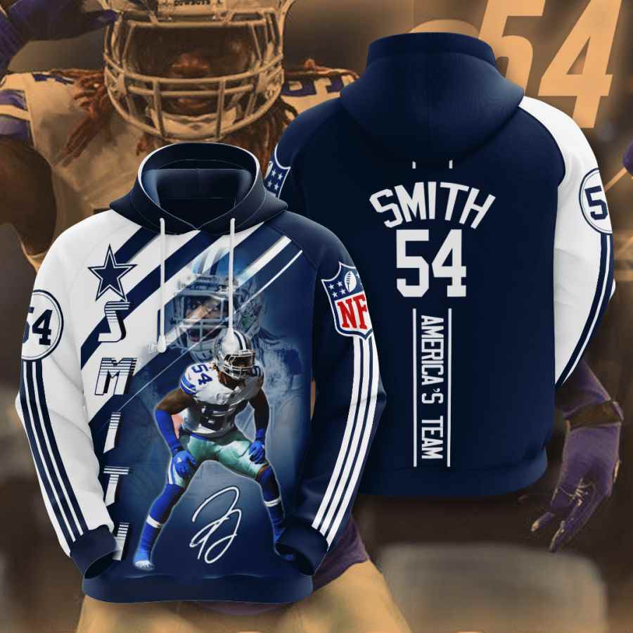 Sports American Football Nfl Dallas Cowboys Jaylon Smith Usa Hoodie 3D