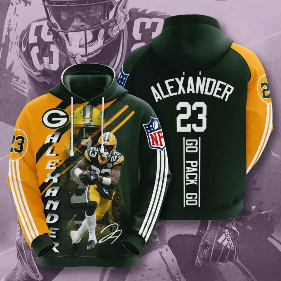 Sports American Football Nfl Green Bay Packers Jaire Alexander Usa Hoodie 3D