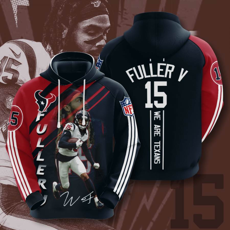 Sports American Football Nfl Houston Texans Will Fuller Usa Hoodie 3D