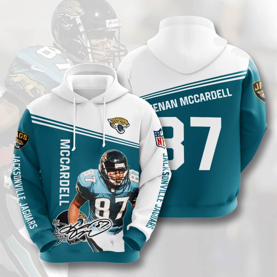 Sports American Football Nfl Jacksonville Jaguars Keenan Wayne Mccardell Usa Hoodie 3D
