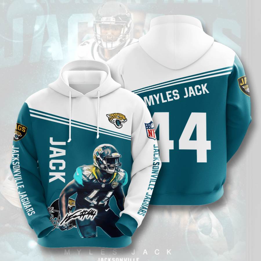 Sports American Football Nfl Jacksonville Jaguars Myles Jack Usa Hoodie 3D