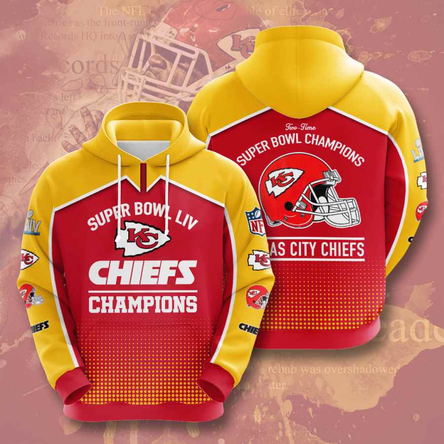 Sports American Football Nfl Kansas City Chiefs Usa Hoodie 3D