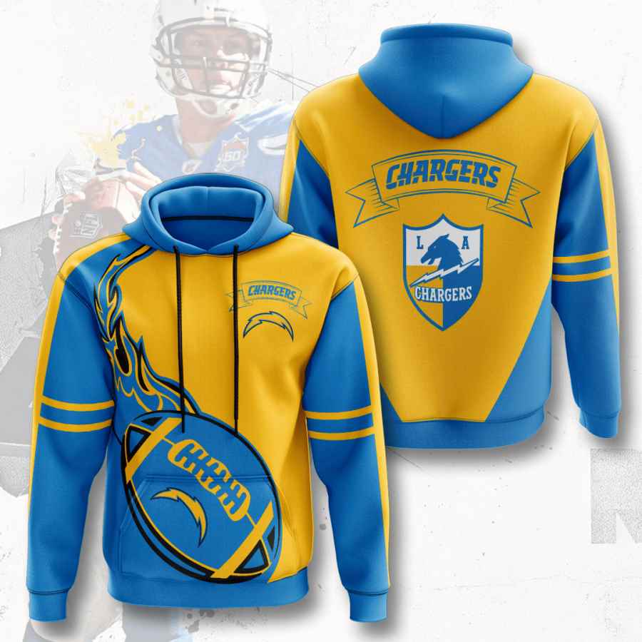 Sports American Football Nfl Los Angeles Chargers Usa Hoodie 3D